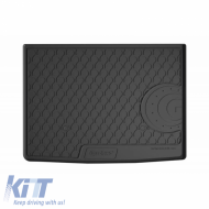 Rubber Trunk Mat Gledring Rubbasol Gledring 1411 suitable for Opel Astra K 2015- Hatchback Black