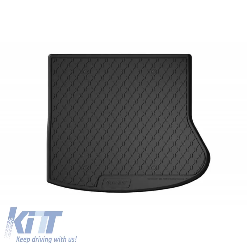 Rubber Trunk Mat Gledring Rubbasol Gledring 1708 suitable for Mercedes-Benz CLA C117 Caravan 2015- Black