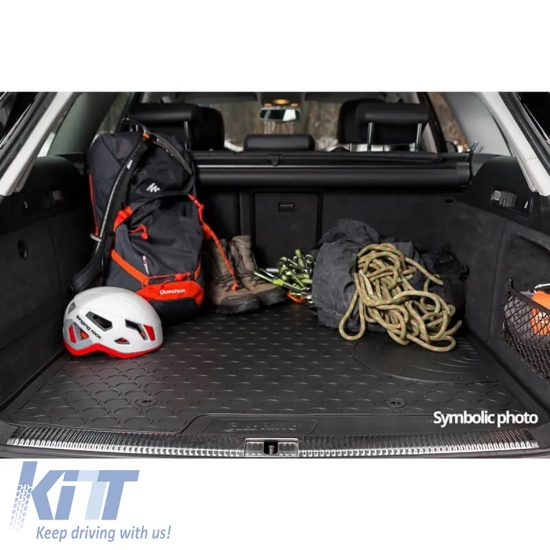 Rubber Trunk Mat Gledring Rubbasol Gledring 1708 suitable for Mercedes-Benz CLA C117 Caravan 2015- Black