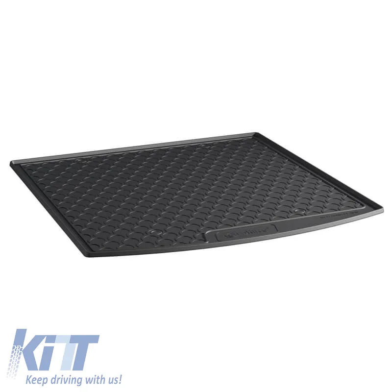 Rubber Trunk Mat Gledring Rubbasol suitable for Gledring 1810 Seat Leon Station Wagon 2020 - Black