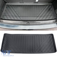 image-1-Rubber trunk mat Premium suitable for VW Bus T5 T6 T6.1 Short