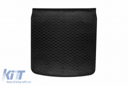 Rubber trunk mat suitable for Audi A4 Avant after 2015, black - ABTL-PA6018067