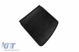 Rubber trunk mat suitable for Audi A4 Avant after 2015, black-image-6224485