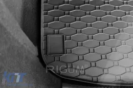 Rubber trunk mat suitable for Audi A4 Avant after 2015, black-image-6224489
