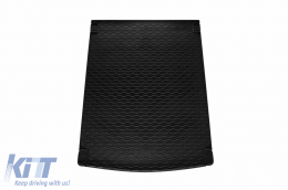 Rubber trunk mat suitable for Audi A4 Avant 2008-2015, black-image-6224499