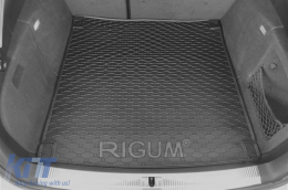 Rubber trunk mat suitable for Audi A4 Avant 2008-2015, black-image-6224501