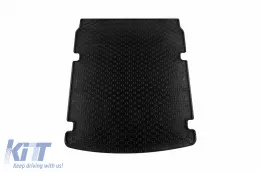 Rubber trunk mat suitable for Audi A6 Avant, A7 Sportback after 2018, black-image-6224528