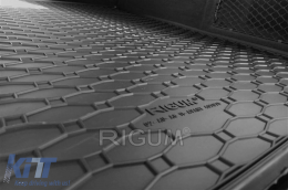 Rubber trunk mat suitable for Audi A6 Avant 2011-2018, black-image-6224524