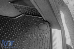 Rubber trunk mat suitable for Audi Q5 2008-2017, black-image-6224507