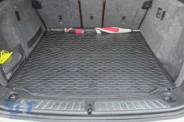 Rubber trunk mat suitable for BMW X3 G01 after 2017, black-image-6224599