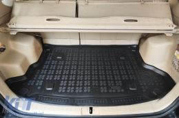 Rubber trunk mat suitable for Hyundai Tucson 2004-2010-image-6217384