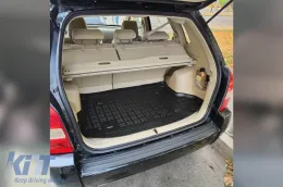 Rubber trunk mat suitable for Hyundai Tucson 2004-2010-image-6217386