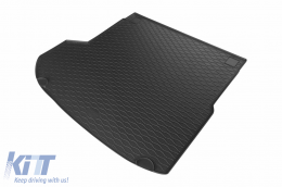 Rubber trunk mat suitable for Kia ProCeed after 2019, black-image-6225099
