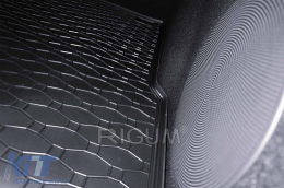 Rubber trunk mat suitable for Kia ProCeed after 2019, black-image-6225100