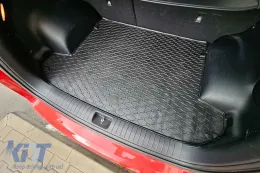 Rubber trunk mat suitable for Kia Sportage 2016-2021, black-image-6225048