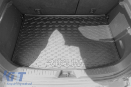 Rubber trunk mat suitable for Mazda CX-3 2015-2021, black-image-6243448