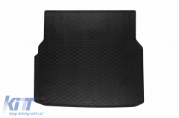 Rubber trunk mat suitable for Mercedes C class S205 wagon 2014-2020, black - ABTL-SM6018206