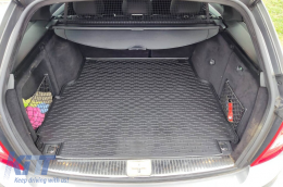 Rubber trunk mat suitable for Mercedes C class S204 wagon after 2007-image-6225346