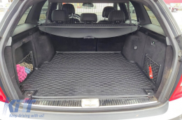 Rubber trunk mat suitable for Mercedes C class S204 wagon after 2007-image-6225347