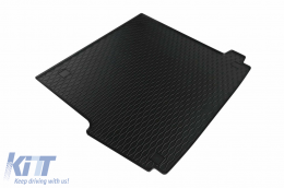 Rubber trunk mat suitable for Mercedes E class W213 wagon after 2016, black-image-6225298