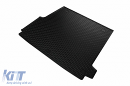 Rubber trunk mat suitable for Mercedes E class W213 wagon after 2016, black-image-6225300