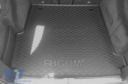 Rubber trunk mat suitable for Mercedes E class W213 wagon after 2016, black-image-6225301