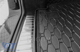 Rubber trunk mat suitable for Mercedes E class W213 wagon after 2016, black-image-6225303