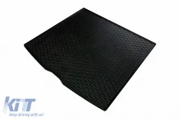 Rubber trunk mat suitable for Mercedes GLE W167, GLE PHEV after 2019 5 seats, black-image-6225324