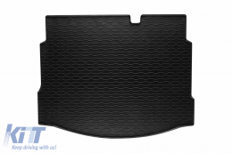 Rubber trunk mat suitable for Nissan Qashqai 2007-2014, black - ABTL-PN6018220
