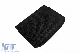 Rubber trunk mat suitable for Nissan Qashqai after 2022, black-image-6225379