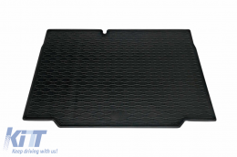 Rubber trunk mat suitable for Renault Clio after 2019, black-image-6243596
