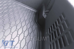 Rubber trunk mat suitable for Renault Clio after 2019, black-image-6243598