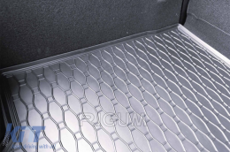 Rubber trunk mat suitable for Renault Clio after 2019, black-image-6243599