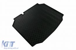 Rubber trunk mat suitable for Seat Leon hatchback 2012-2019-image-6243629