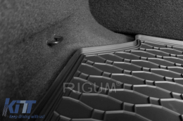 Rubber trunk mat suitable for Seat Leon hatchback 2012-2019-image-6243632