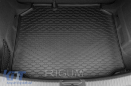 Rubber trunk mat suitable for Seat Leon hatchback 2012-2019-image-6243633