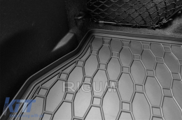 Rubber trunk mat suitable for Seat Leon hatchback 2012-2019-image-6243634