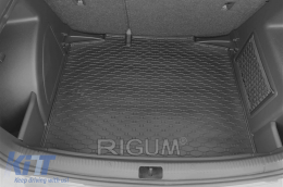 Rubber trunk mat suitable for Skoda Rapid Spaceback 2012-2019-image-6243722