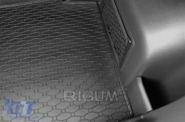 Rubber trunk mat suitable for Skoda Rapid Spaceback 2012-2019-image-6243723