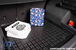 Rubber trunk mat suitable for Toyota Corolla sedan 2007-2013-image-6218714