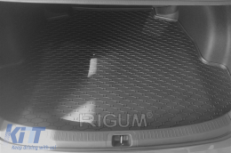 Rubber trunk mat suitable for Toyota Corolla sedan after 2019, black-image-6225742