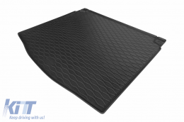 Rubber trunk mat suitable for Toyota Corolla Cross Hybrid after 2022-image-6225748