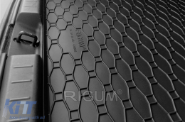 Rubber trunk mat suitable for Toyota Yaris 2005-2010-image-6243772