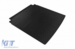 Rubber trunk mat suitable for Volkswagen Passat sedan 2005-2014-image-6225979