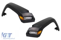 image-5-rubovi blatobrana sa LED DRL sekvencijalnim dinamicki zmigavci pogodni za JEEP Vrangler / Rubicon JK (2007-2017) JL 2018+ izgled