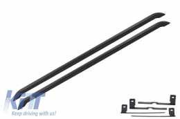 image-8-Running Boards Side Steps Side Tubes suitable for VW T5 Transporter Multivan Caravelle T5 T5.1 SWB Facelift (2003-2015) Sportline Design Black