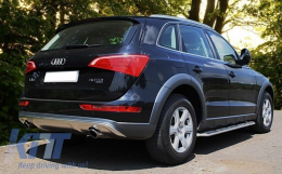 Running boards Side Steps suitable for AUDI Q5 8R (2008-2013) with Fender Flares Wheel Arches Extensions Trims OE Design-image-6053488