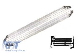 Running Boards Side Steps suitable for HONDA CRV (2012-2016) IV Generation KITT Design with Brackets-image-6022190