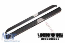 Running Boards Side Steps suitable for HYUNDAI Santa Fe MkIII (DM) (2013-up) KITT Design - CORBHYSFE2