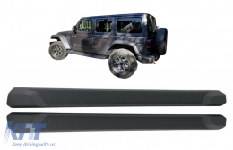 Running Boards Side Steps suitable for Jeep Wrangler JL (2018-Up) 4 Doors-image-6079690